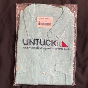 UNTUCKit Aqua Button-Up Shirt